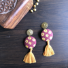 bandhani earrings by myraah