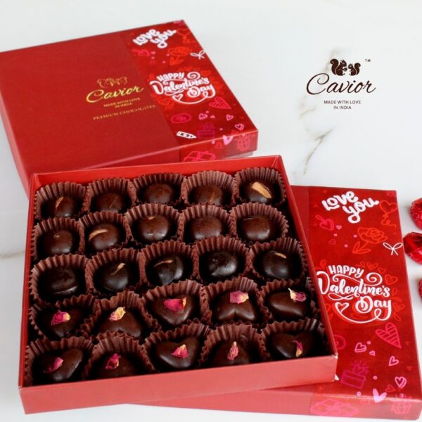 Cavior Valentines Chocolate Box Handmade